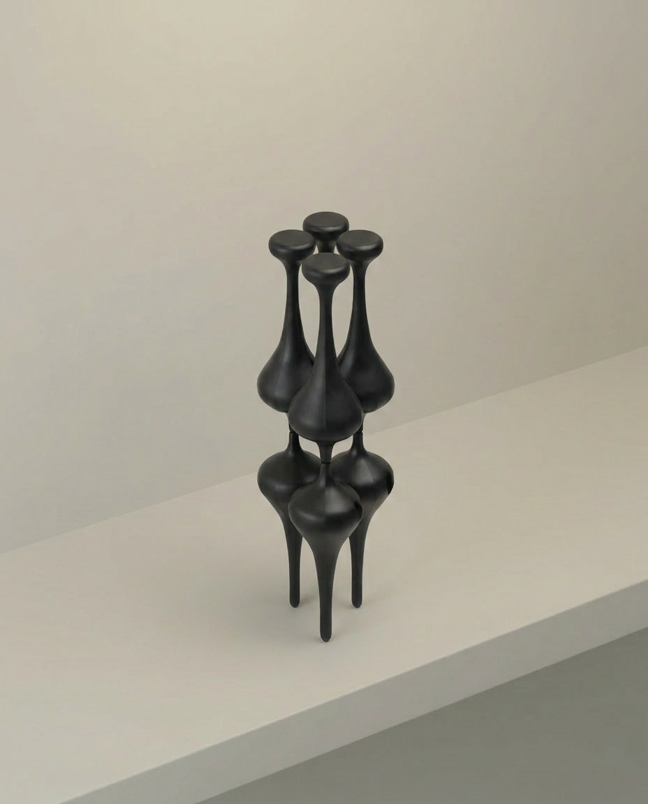 Black Spire Sculpture, elevated angle view