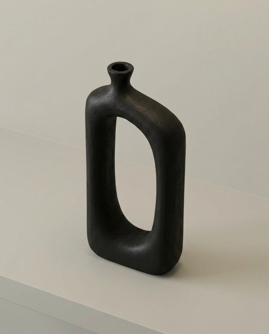 Cut Arch Vase, elevated angle view