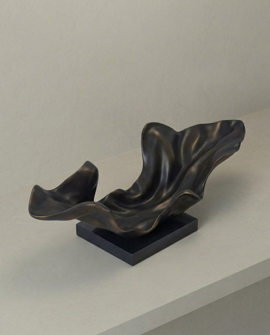 Dark Wing Sculpture, elevated angle view
