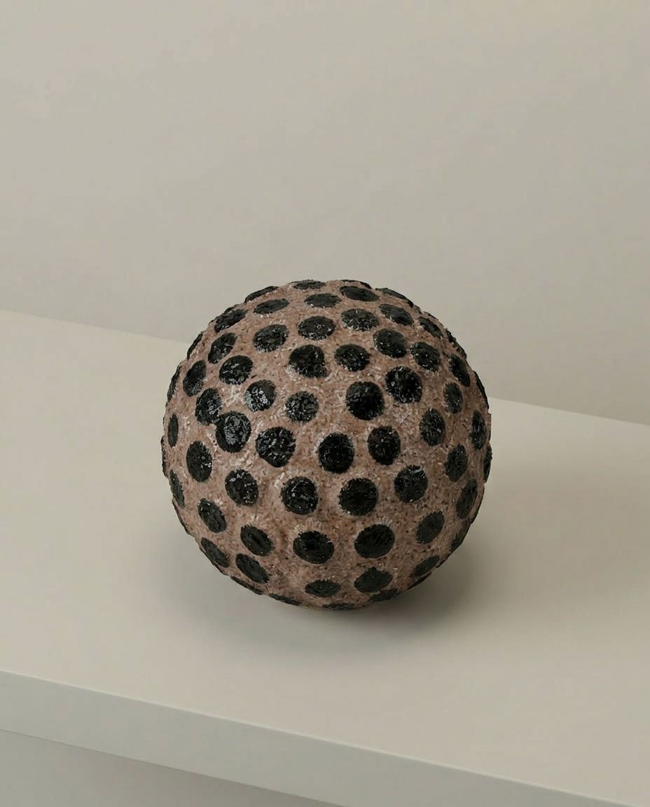 Dimple Sphere, elevated angle view