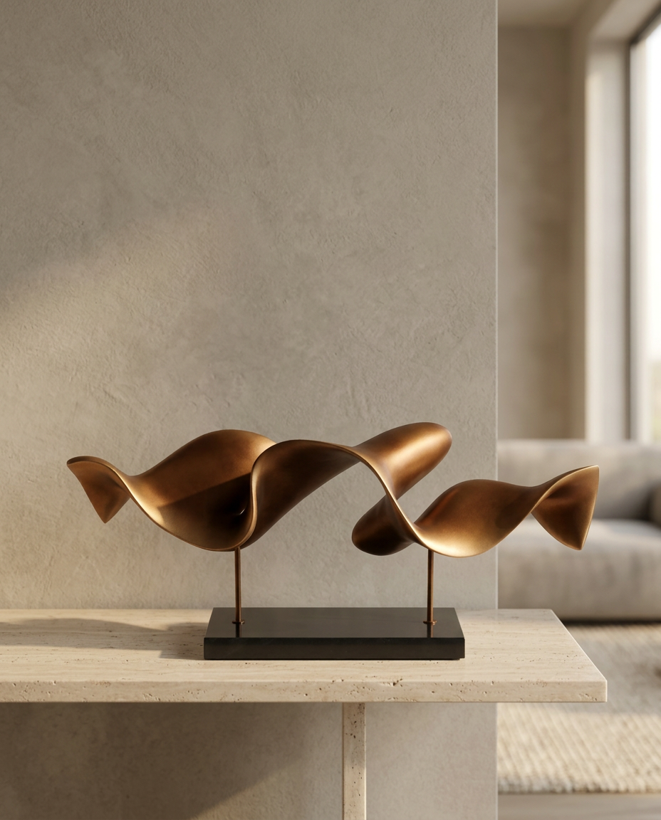Flight Sculptures, styled in a real interior setting