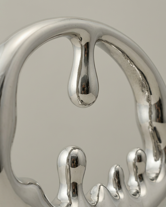 Melt Sculpture, close-up detail showing texture and material