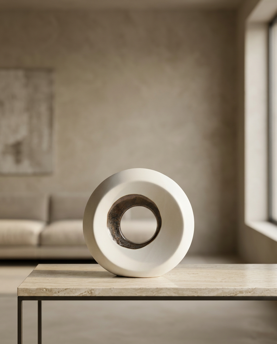 Ring Vessel, styled in a real interior setting