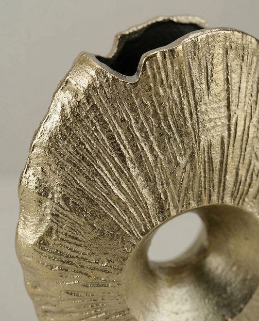 Shell Vase, close-up detail showing texture and material