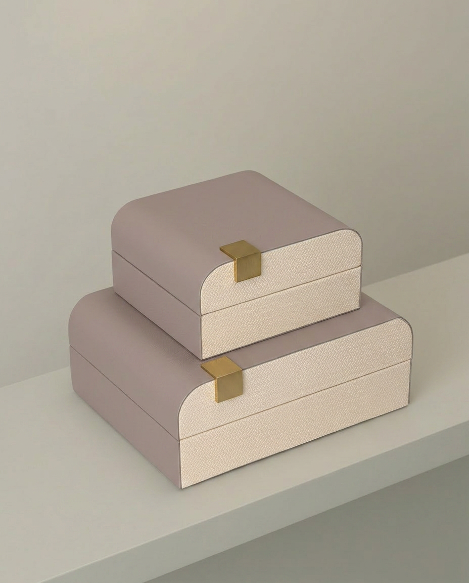 Stacked Box Set, elevated angle view