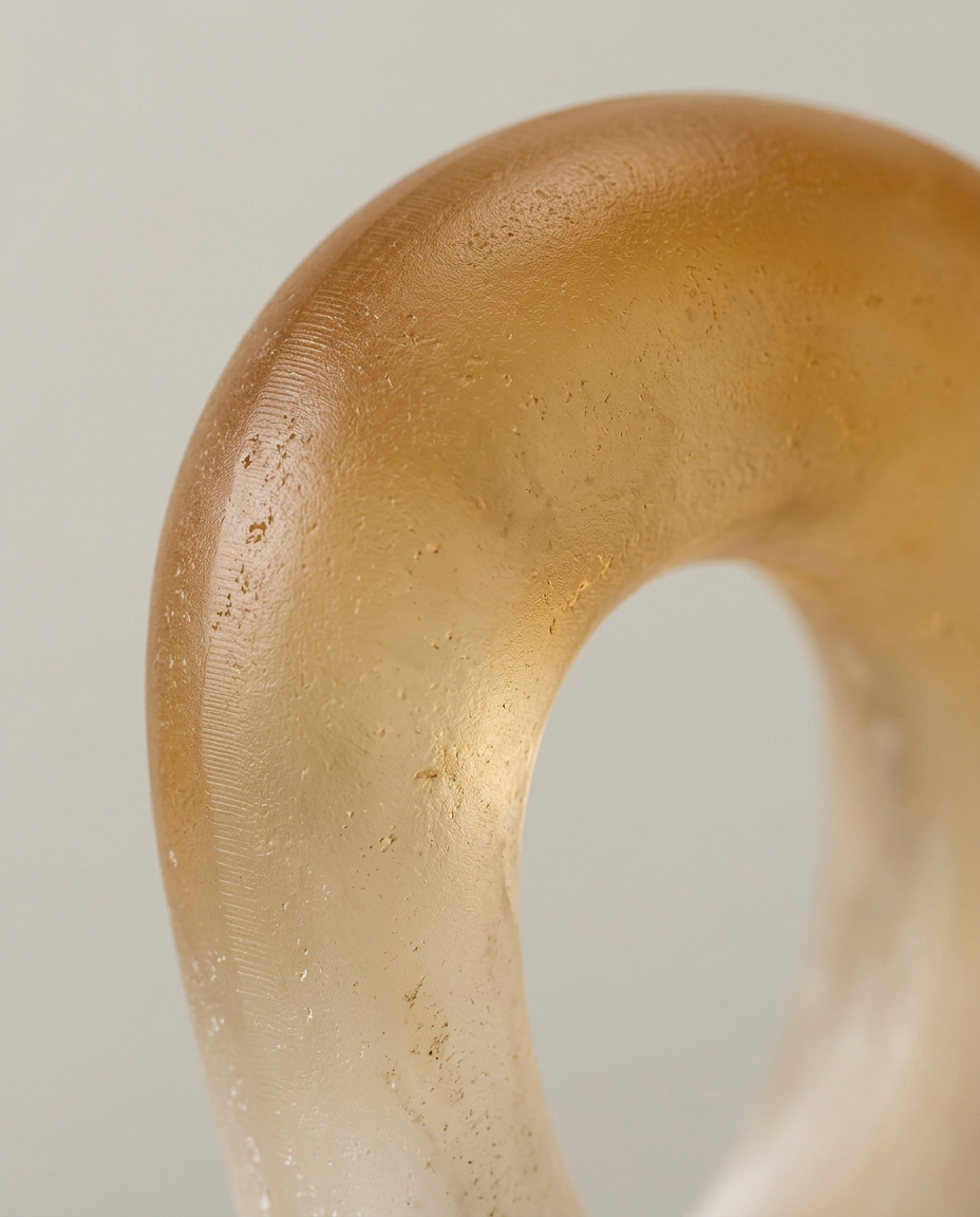 Sunrise Ring Vase, Tall, close-up detail showing texture and material