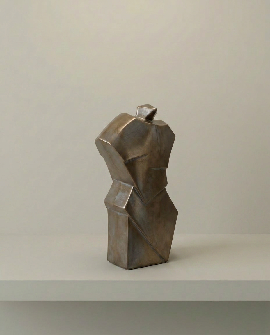 Torso Sculpture, elevated angle view