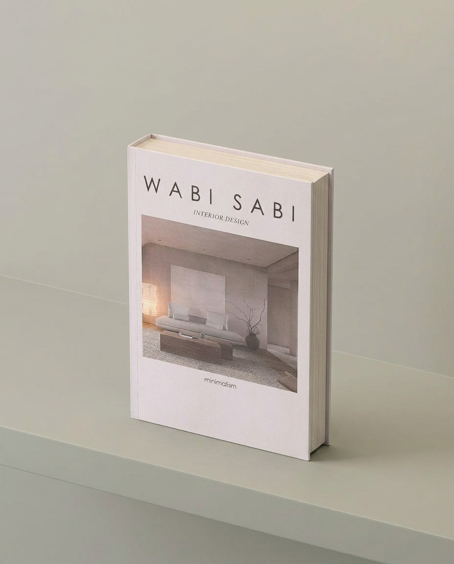 Wabi Sabi Living Book, elevated angle view