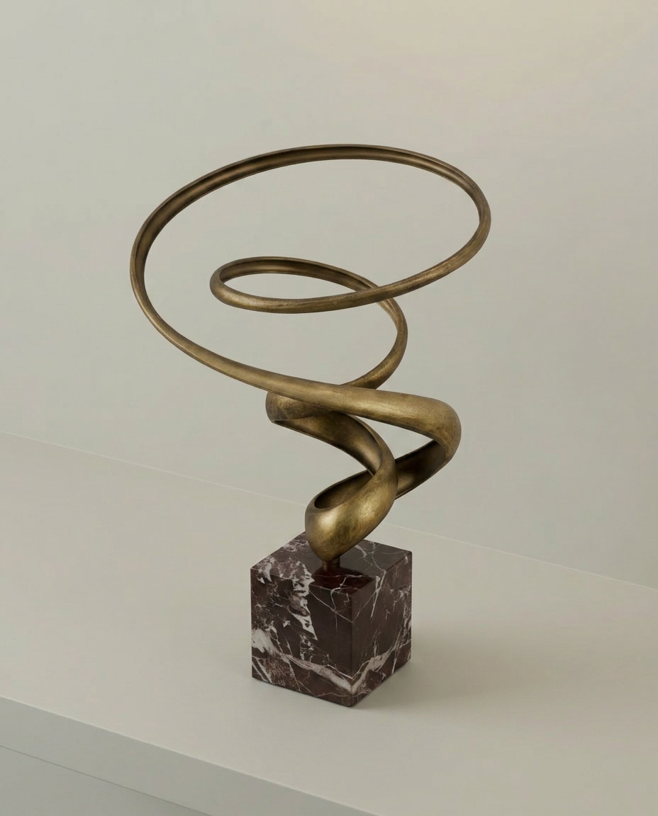 Zuri Abstract Sculpture, elevated angle view